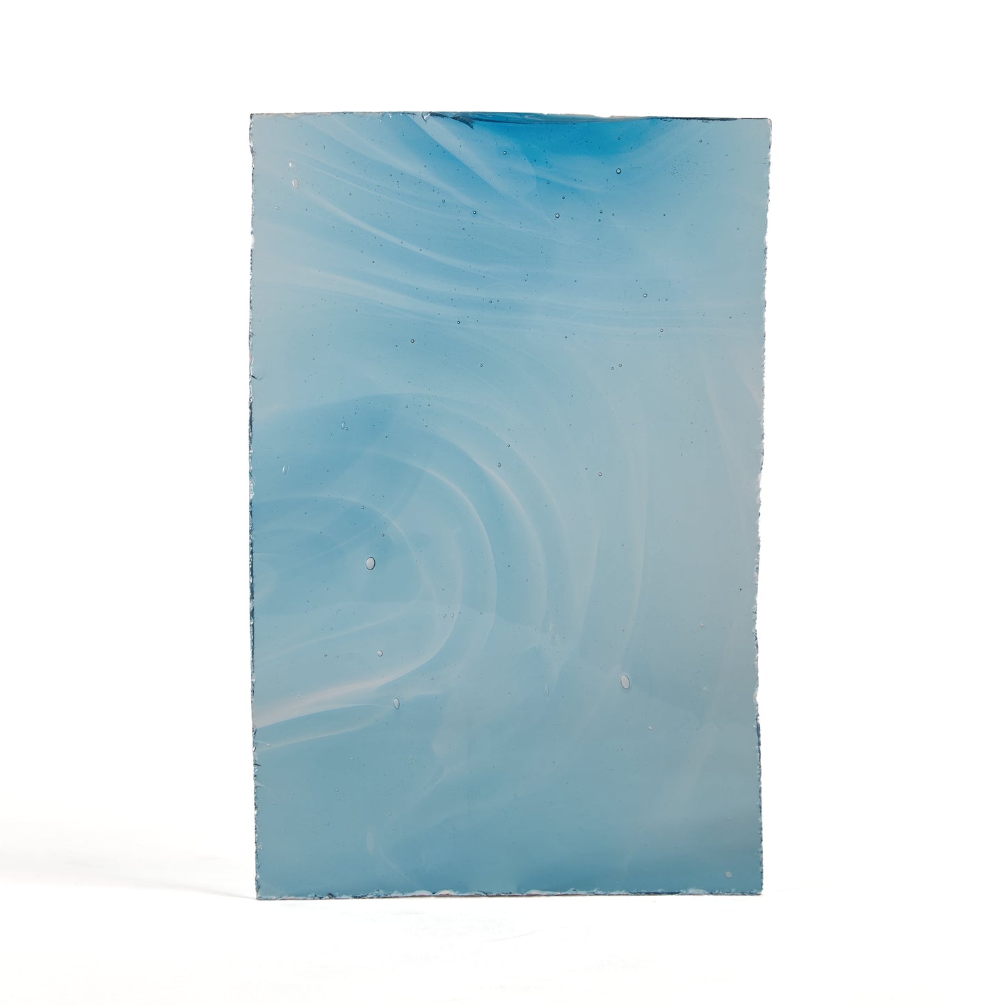 Streaky Blue Norman Slab Glass Pane