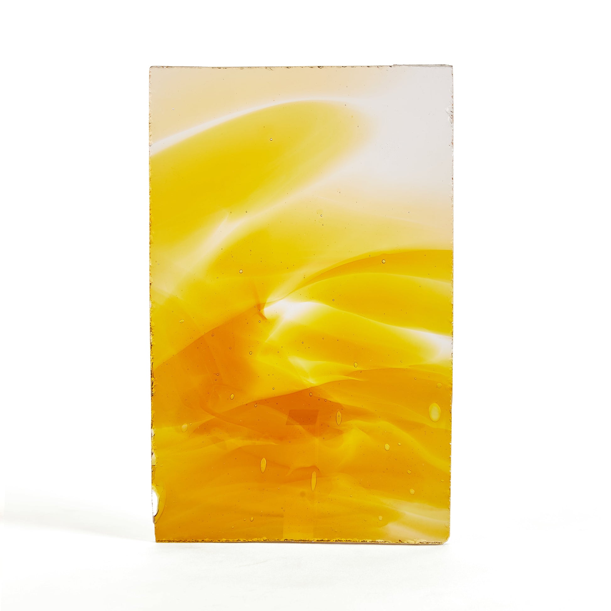 Streaky Gold Topaz Norman Slab Glass Pane